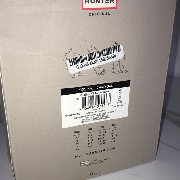 NEW Hunter boot socks kids half cardigan (misc) - Picture 2 of 2